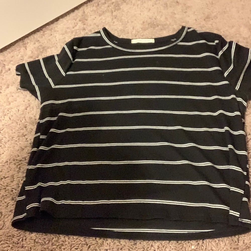 Black and white striped shirt. I love this shirt just never wear it